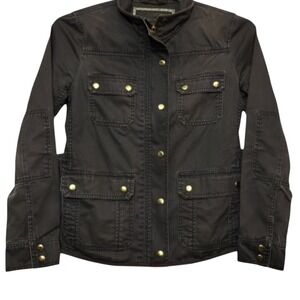 J.Crew Downtown Field Jacket Women's S Utility Preppy Olive Green